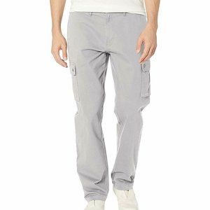 Essentials Men's Straight-Fit Stretch Cargo Pant